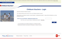 Tablet Screenshot of mychildcarevouchers.co.uk